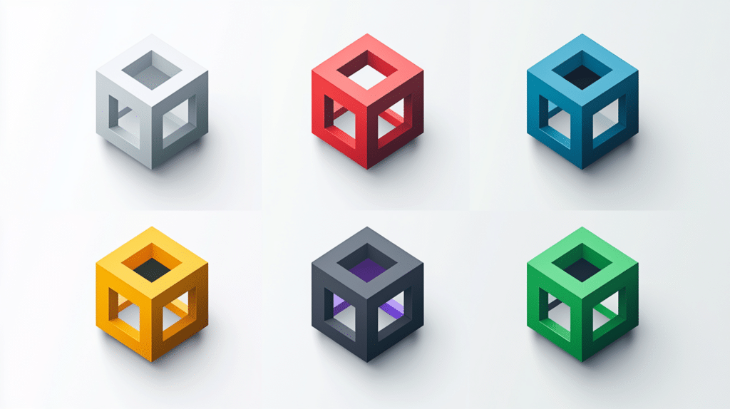 Farbpsychologie: Logodesign in verschiedenen Farben